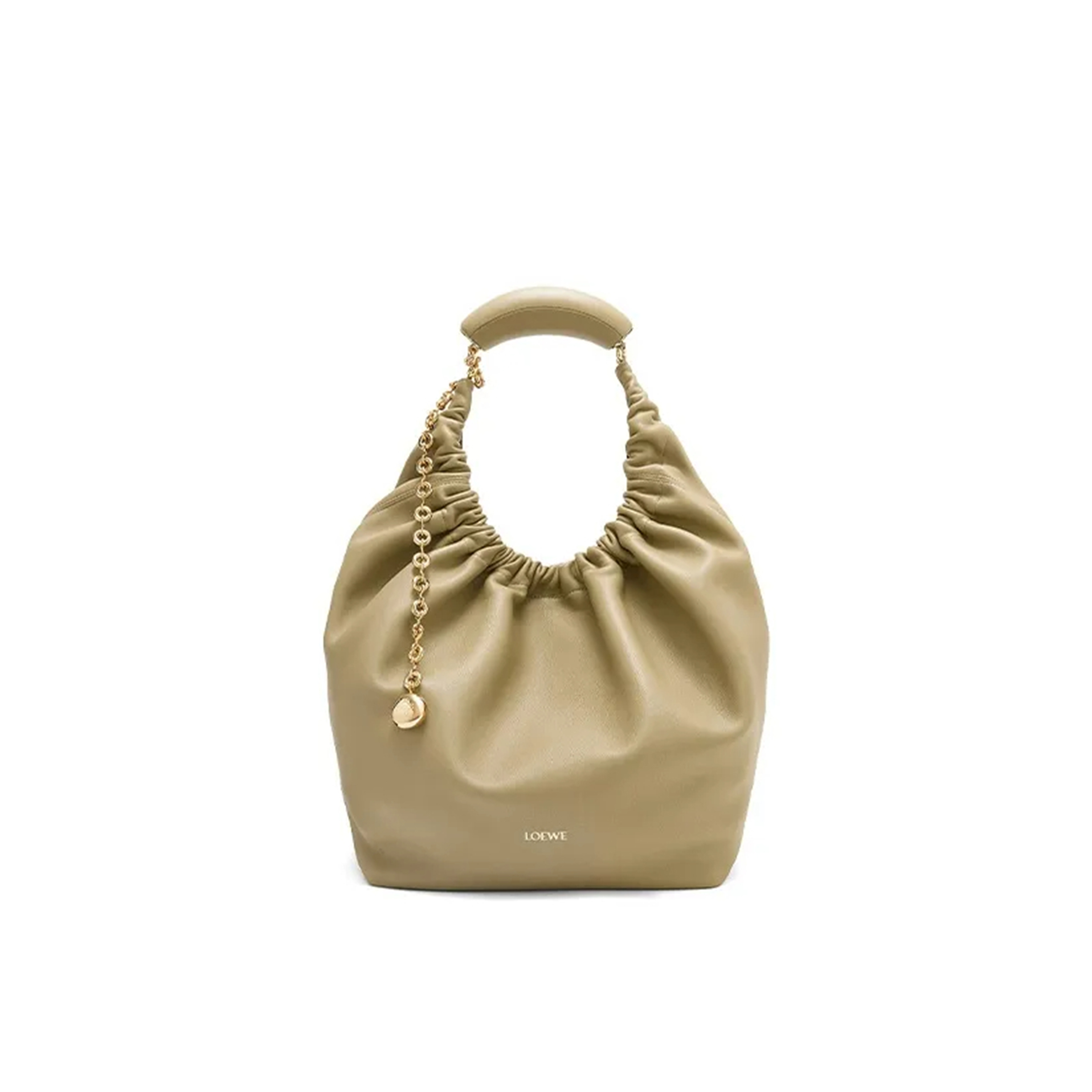 LOEWE MEDIUM SOFT NAPPA SHEEP LEATHER SQUEEZE BAG A914Q37X01-9584 (34*33*13.5cm)